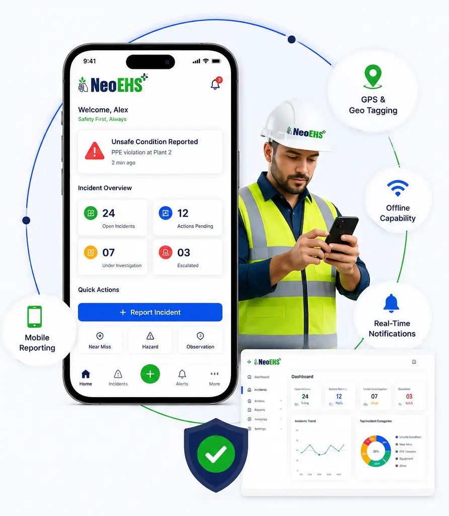 NeoEHS Mobile Experience Layout Showcase
