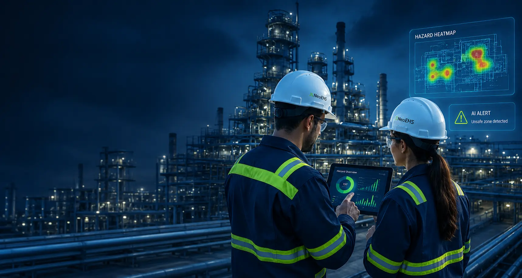 AI Hazard Management System Display Workspace